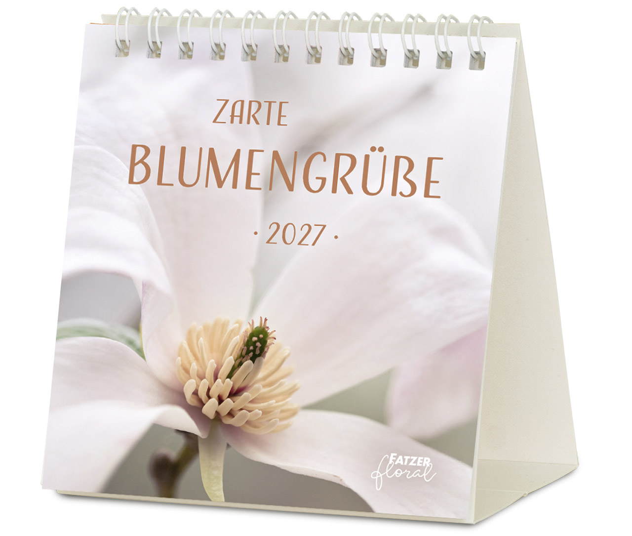 Zarte Blumengrüße 2027 – Tischkalender