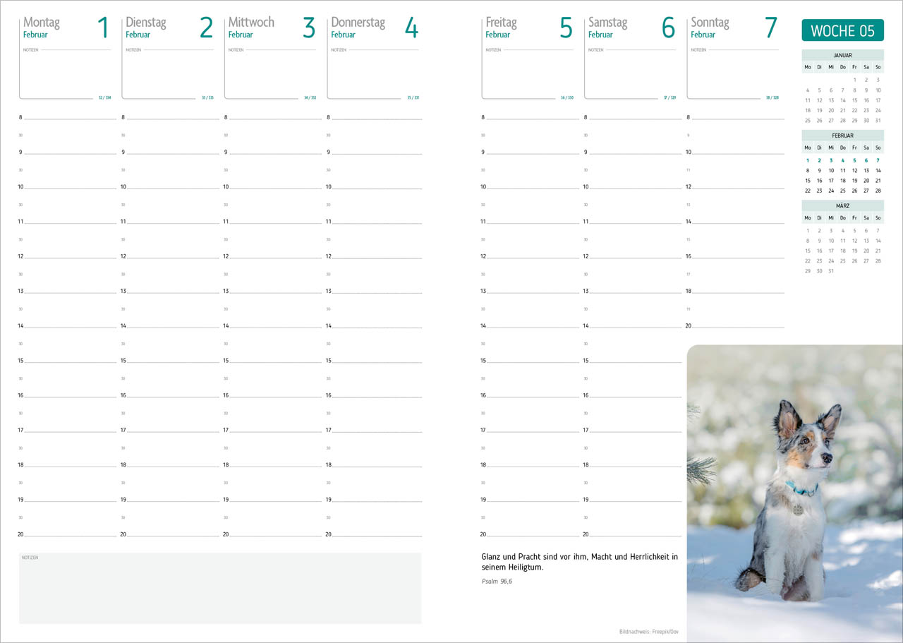 Agenda – Für jeden Tag 2027
