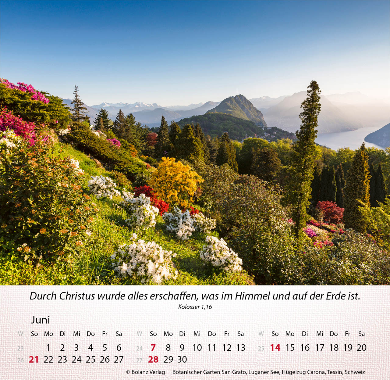 Berge 2026 - Tischkalender Berge 2026 - Tischkalender