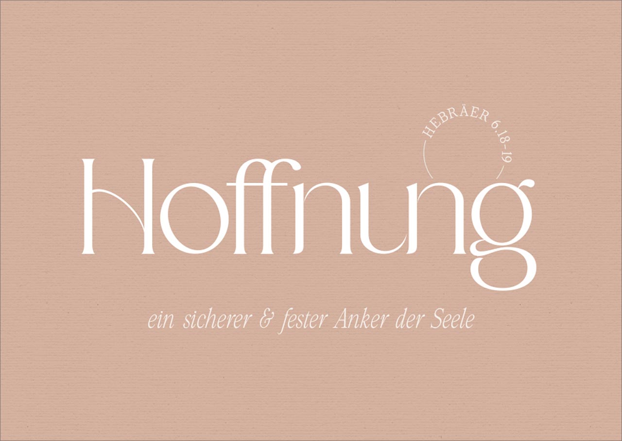 Postkarte Hoffnung der Seele