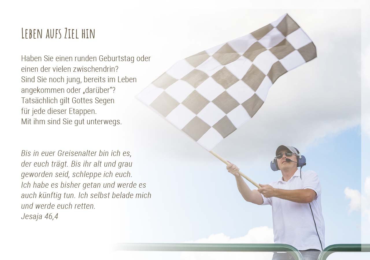 Grußheft - Zum Geburtstag Gottes Segen