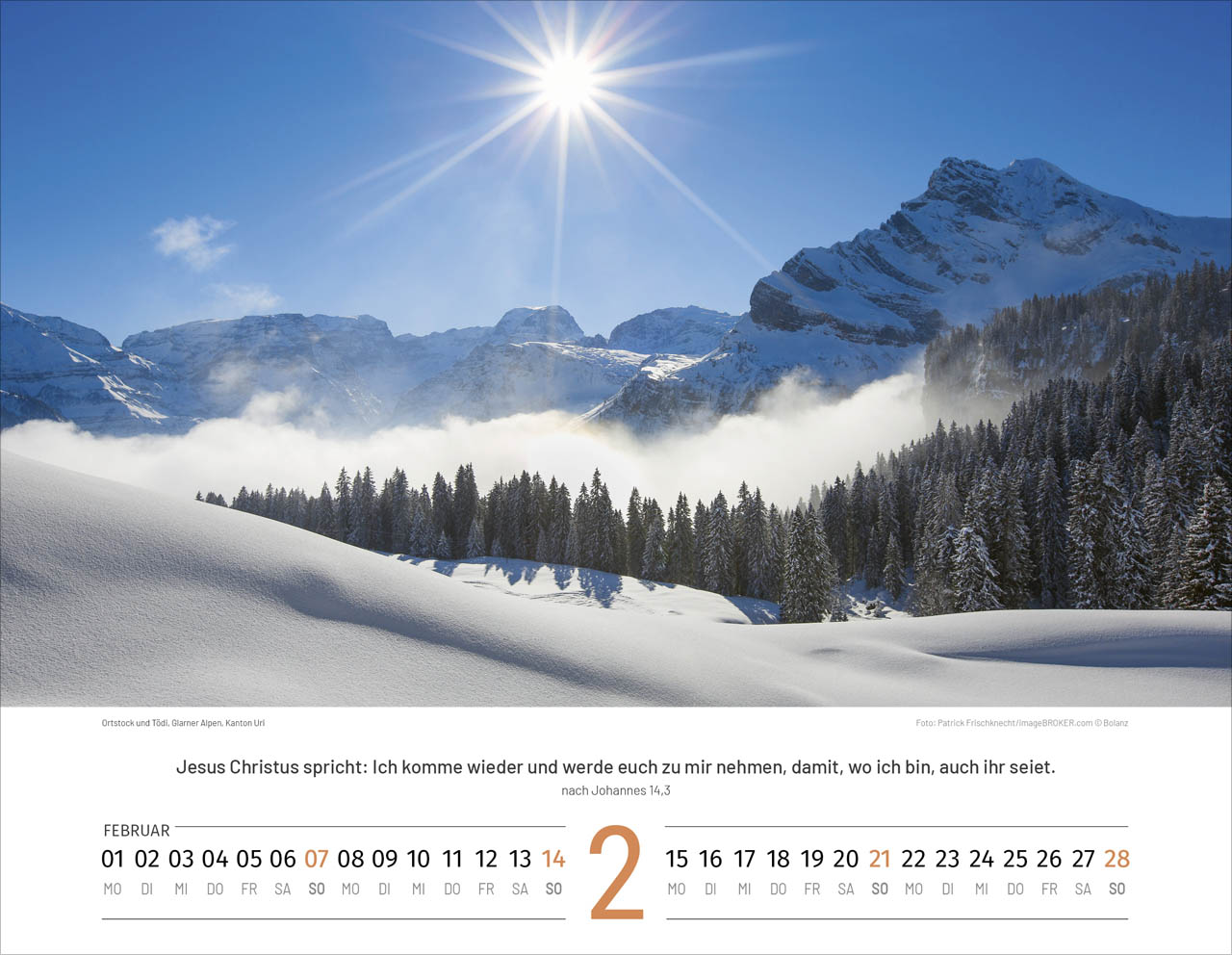 Schweiz 2027 - Wandkalender