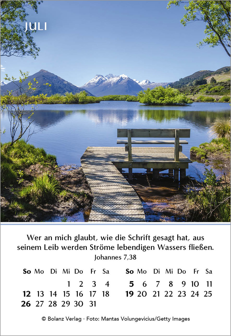 Ein Jahr der Hoffnung Mini-Kalender 2026