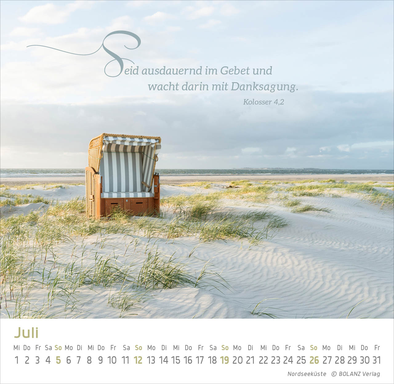 Zeit für Meer 2026 - Tischkalender