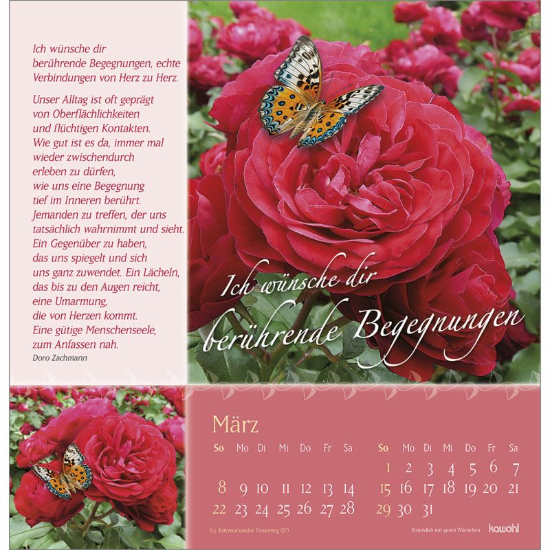 Rosenduft mit guten Wünschen 2026