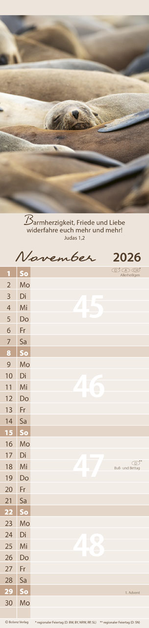 Für Euch 2026 - Streifenterminplaner