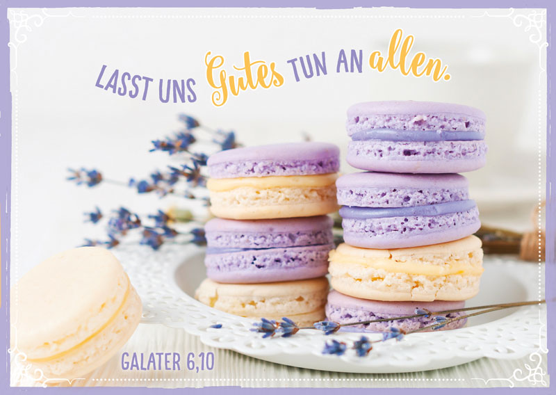 Postkarte Gutes tun