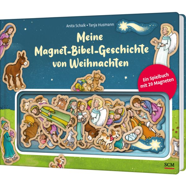 Meine Magnet-Bibel-Geschichte von Weihnachten - Ein Spielbuch mit 20 Magneten