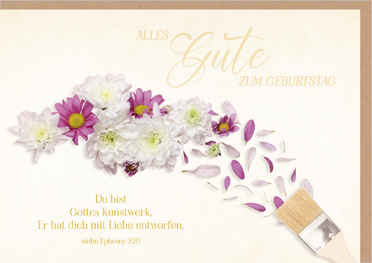 Faltkarte Alles Gute zum Geburtstag