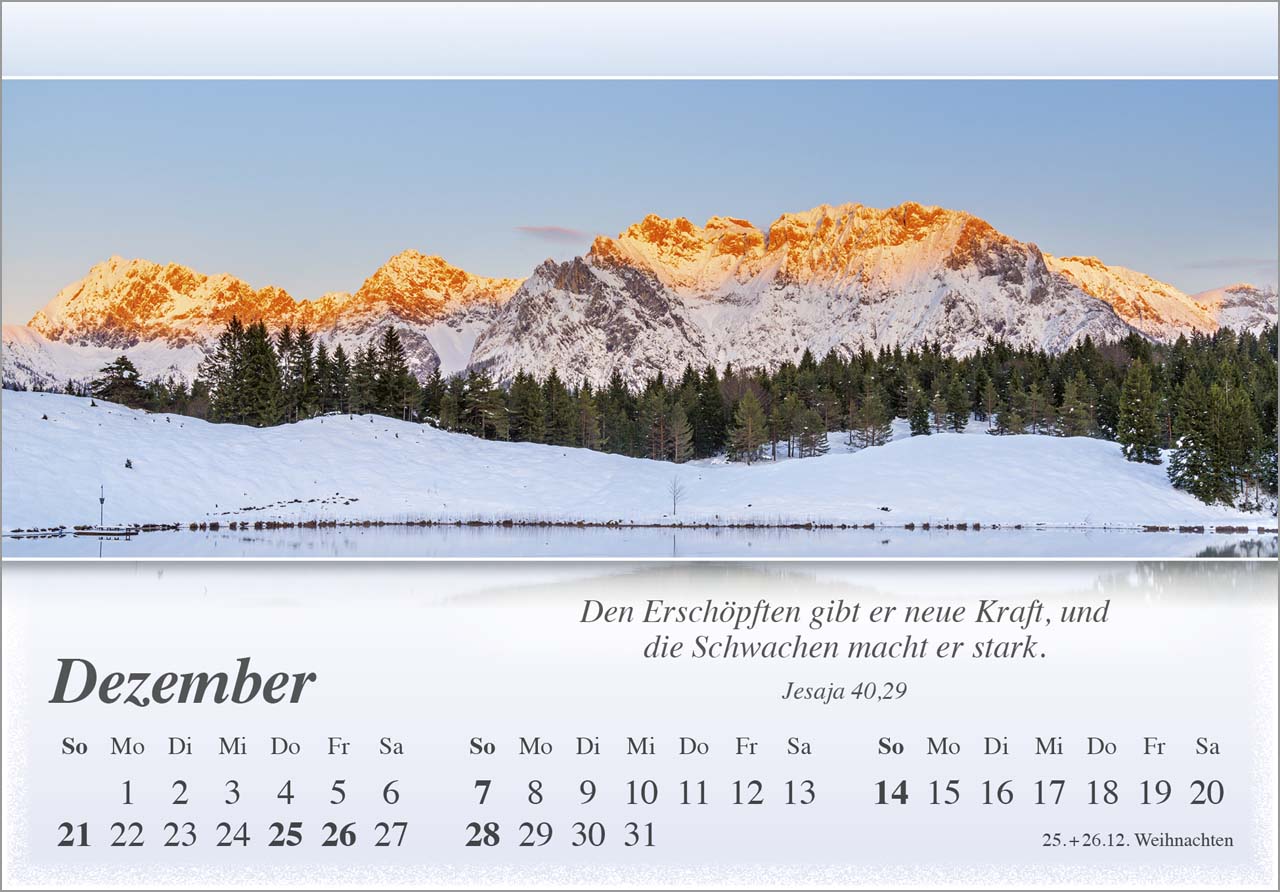 Mini Panorama Kalender