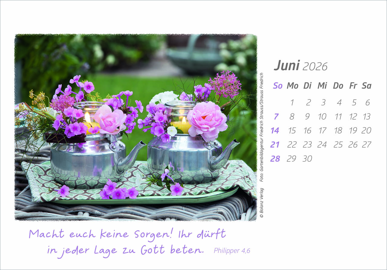 Die Güte Gottes preisen 2026 - Tischkalender