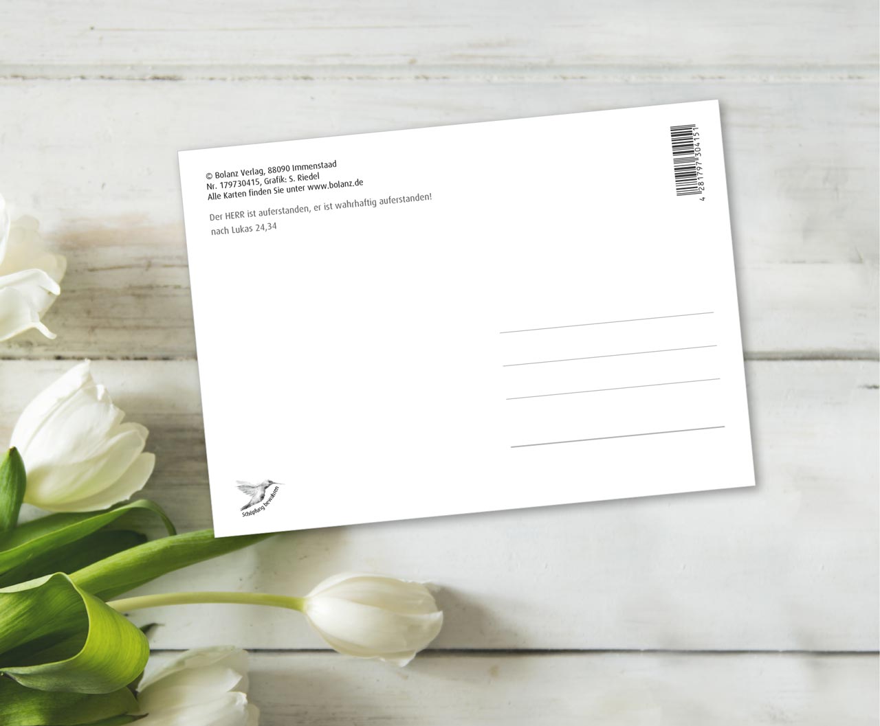 Postkarte Ostern Riedel