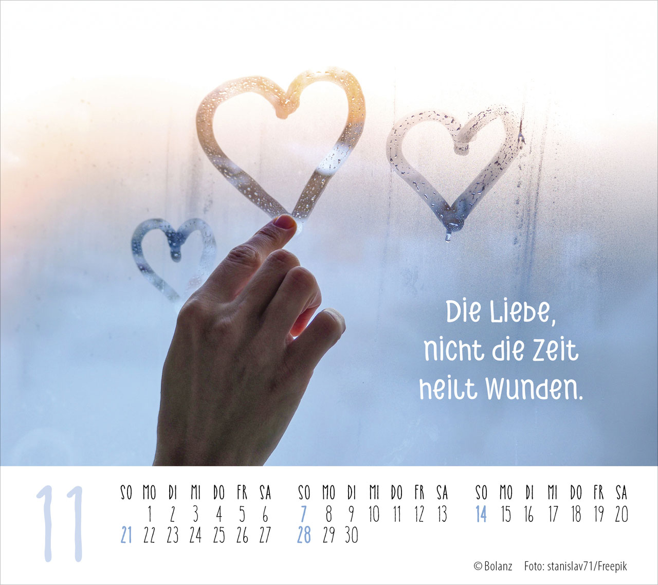 Gute Wünsche für dich 2027 – Tischkalender