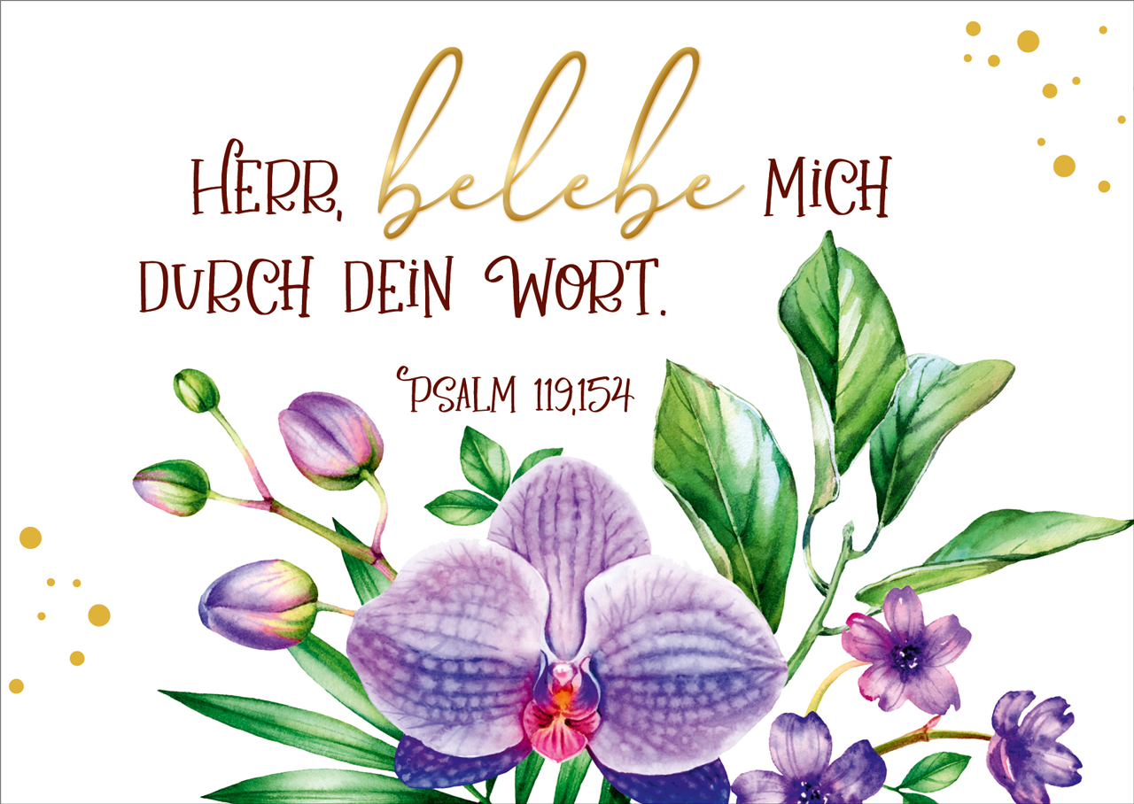 Postkarte Herr, belebe mich