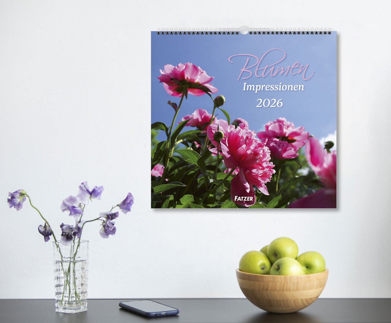 Blumen-Impressionen Wandkalender 2026