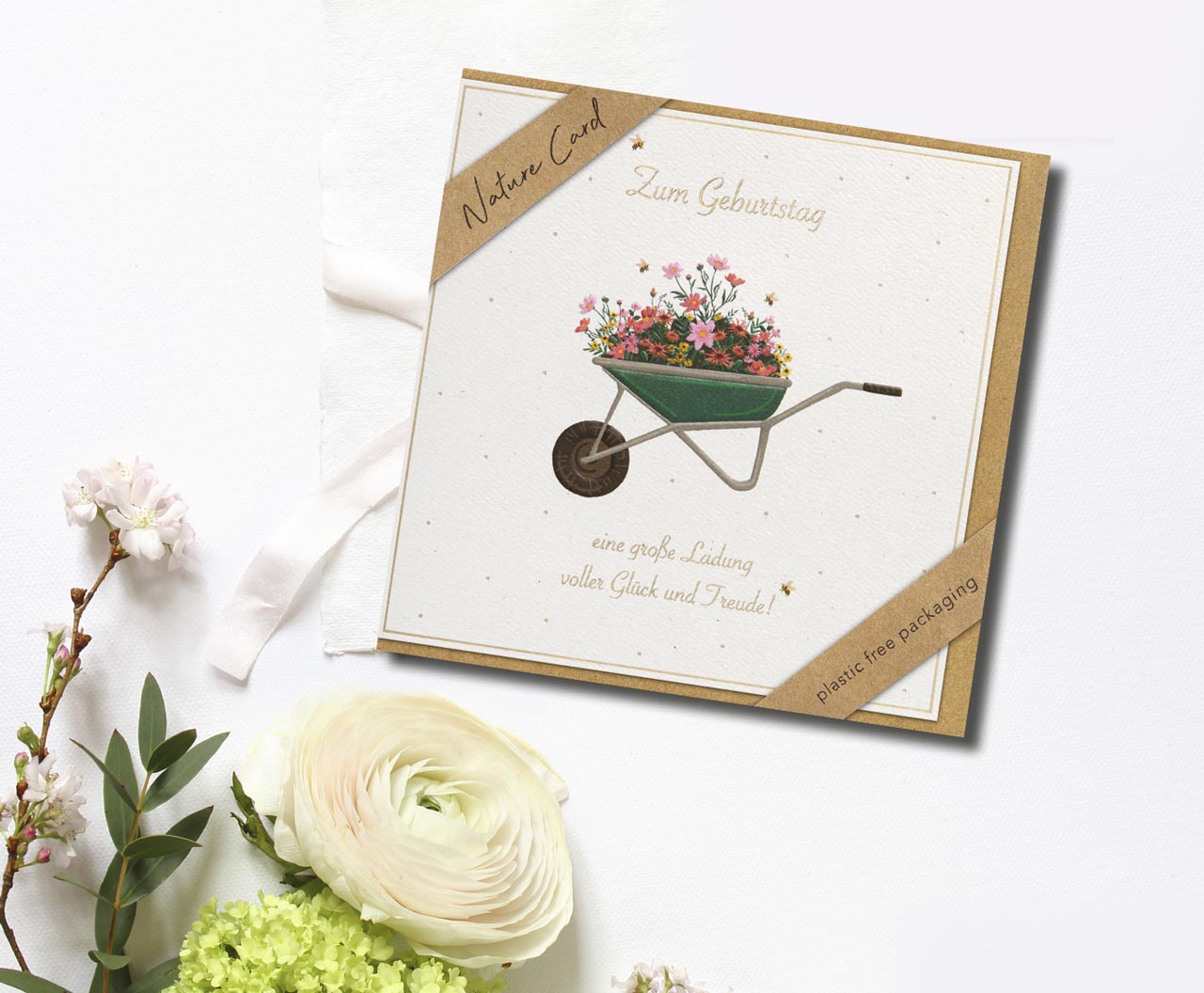 Faltkarte Zum Geburtstag eine große Ladung