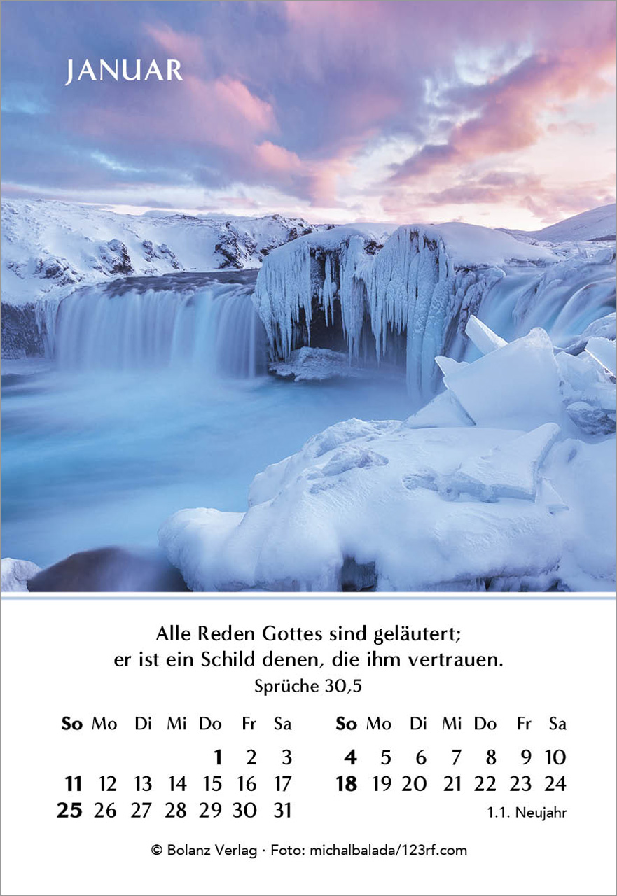 Ein Jahr der Hoffnung Mini-Kalender 2026