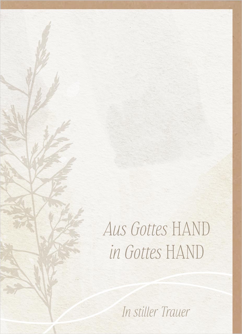 Faltkarte aus Gottes Hand