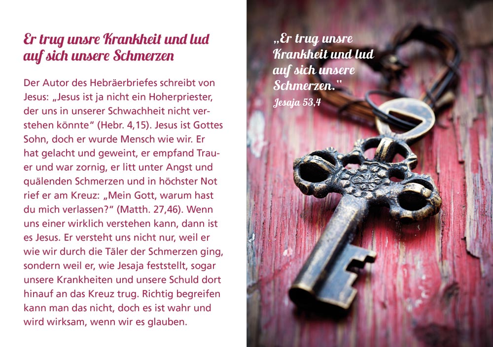 Grußheft Bei dir finde ich Zuflucht - Ein Krankengruß