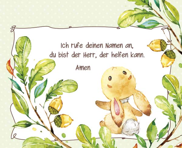 Postkartenaufstellbuch Kindergebete