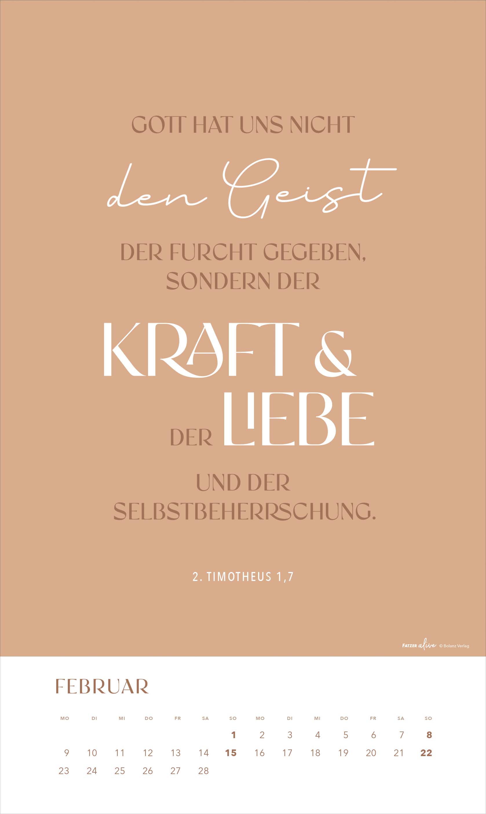 Glaube im Alltag 2026 - Posterkalender