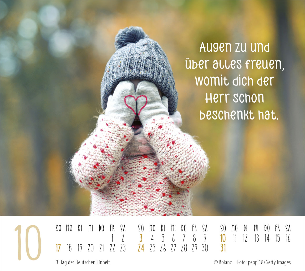 Gute Wünsche für dich 2027 – Tischkalender