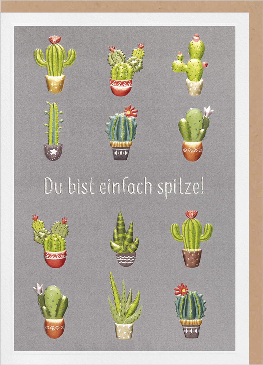 Faltkarte - Du bist einfach spitze!