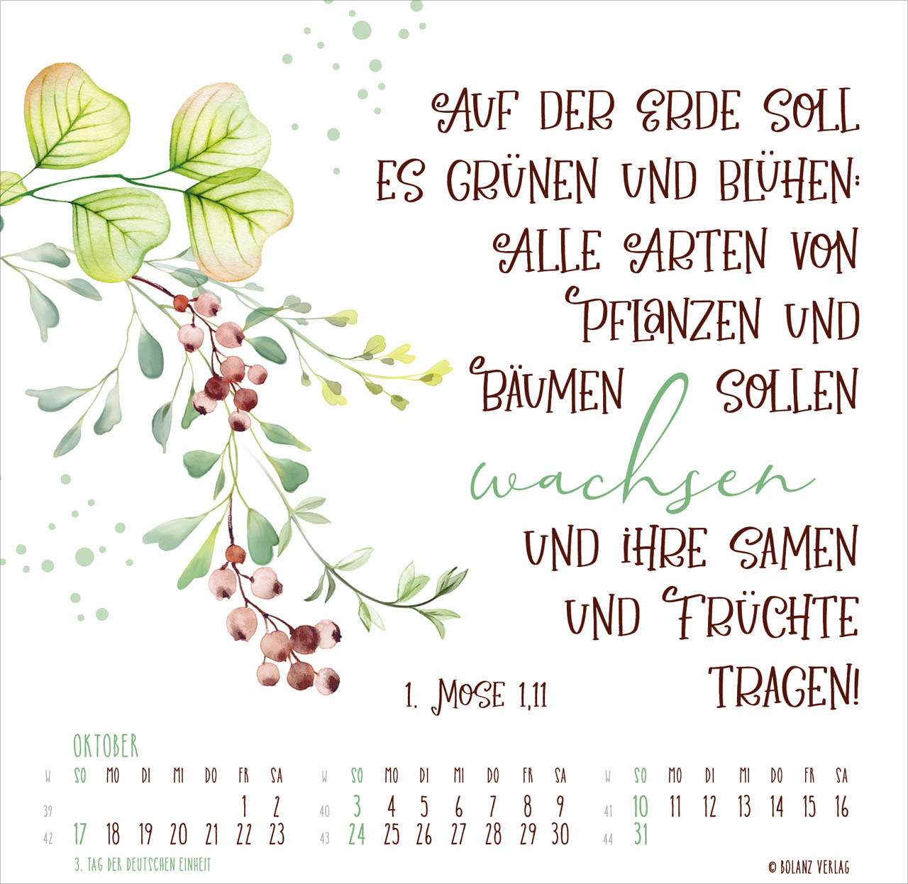 Getragen durch alle Zeiten 2027 – Tischkalender