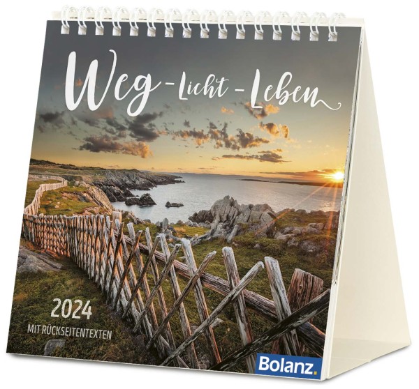 Weg-Licht-Leben 2024 - Tischkalender