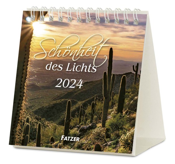Schönheit des Lichts 2024 - Tischkalender
