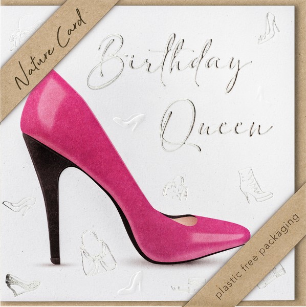 Doppelkarte Birthday Queen NC