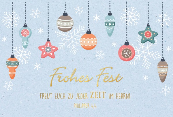 Postkarte WH Frohes Fest GF