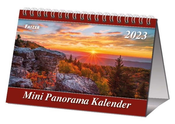 Mini Panorama Kalender 2023 - Tischkalender