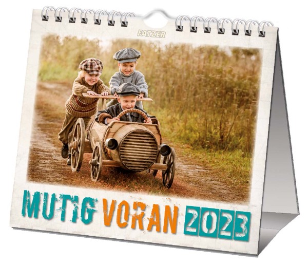 Mutig voran 2023 - Tischkalender Postkartenformat